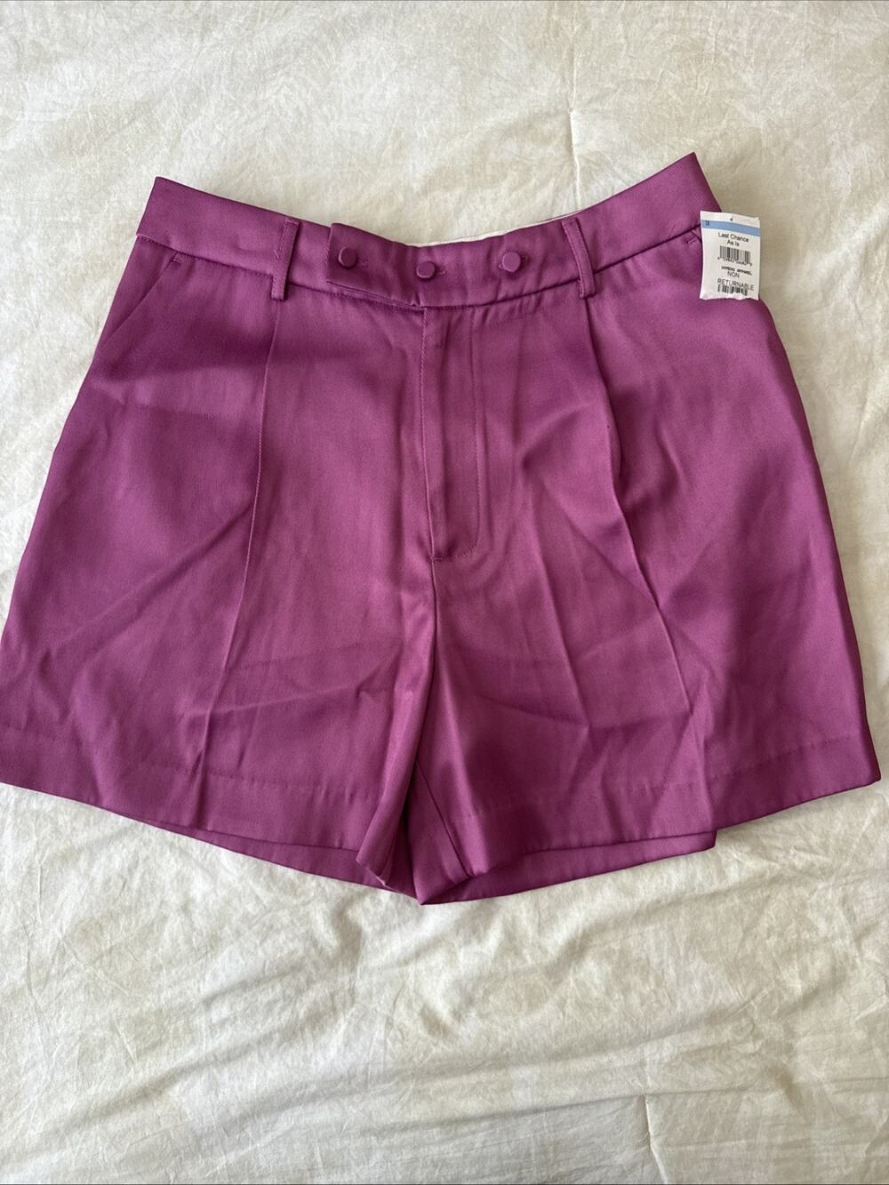 SCOTCH & SODA Women's High Rise Shorts in C’EST SI BON Size L Pink Color